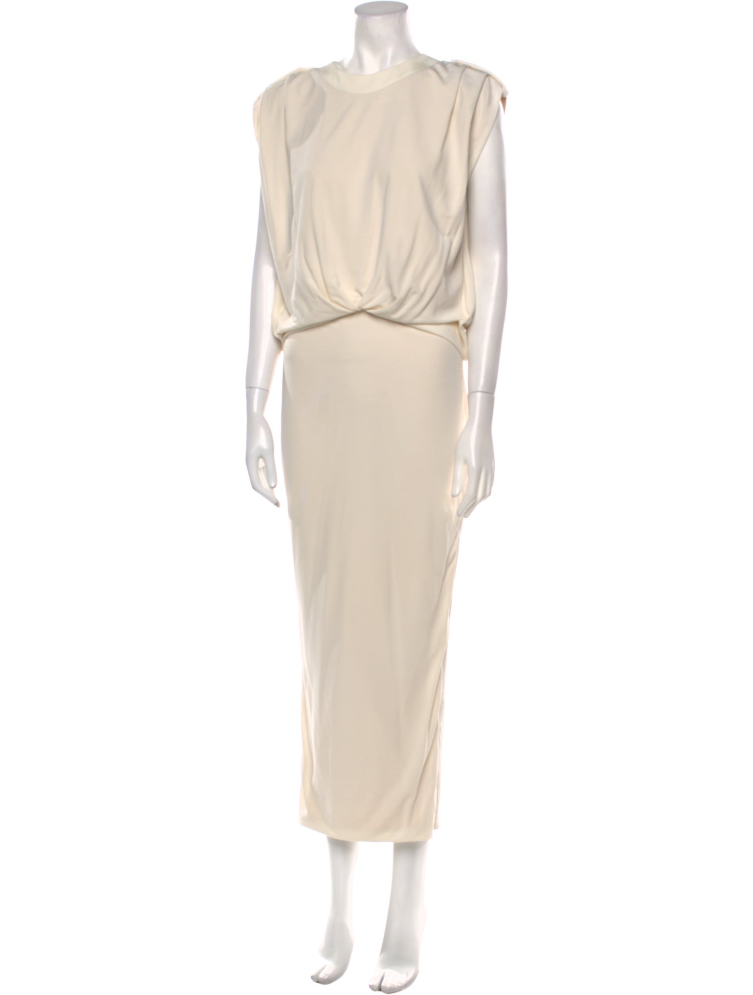 Elisha Abargel Cowl Neck Long Dress