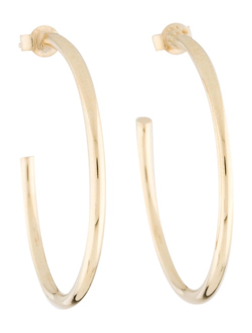 14K Hoop Earrings yellow