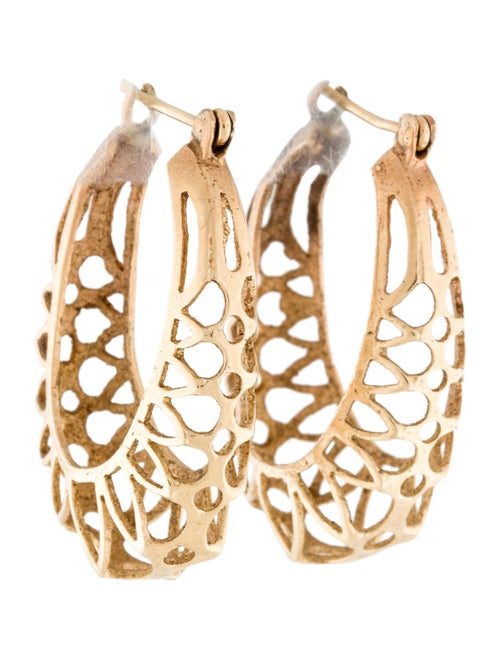 Earrings 14K Hoop Earrings yellow