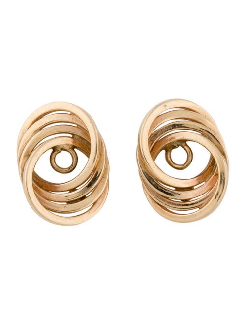 Earrings 14K Earring Jackets yellow