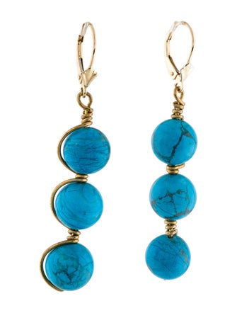 Earrings 14K Agate Drop Earrings