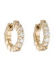Earrings 14K Diamond Mini Hoop Earrings