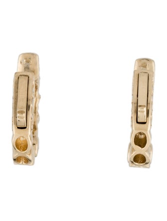 Earrings 14K Diamond Mini Hoop Earrings