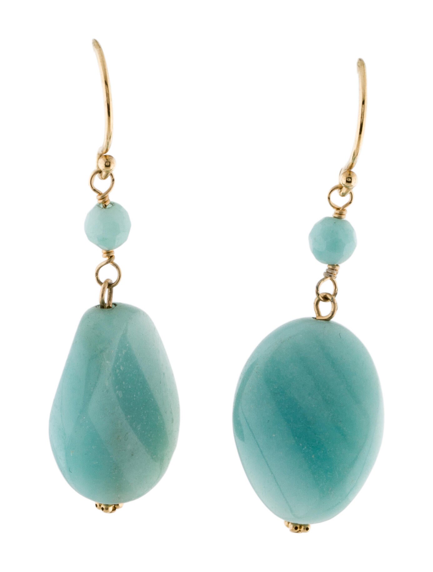 Earrings 14K Dyed Quartzite Drop Earrings