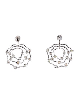 Earrings 18K Diamond Statement Drop Earrings