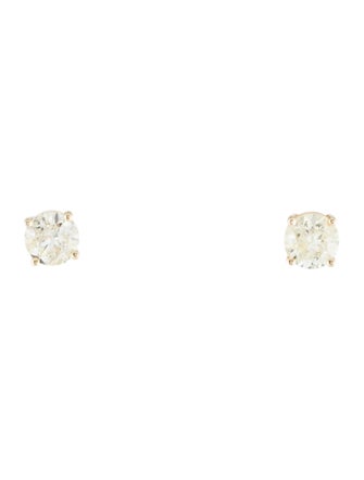 Earrings 14K 1.39ctw Diamond Stud