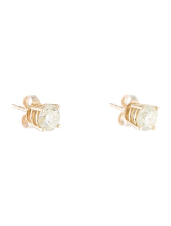 Earrings 14K 1.39ctw Diamond Stud