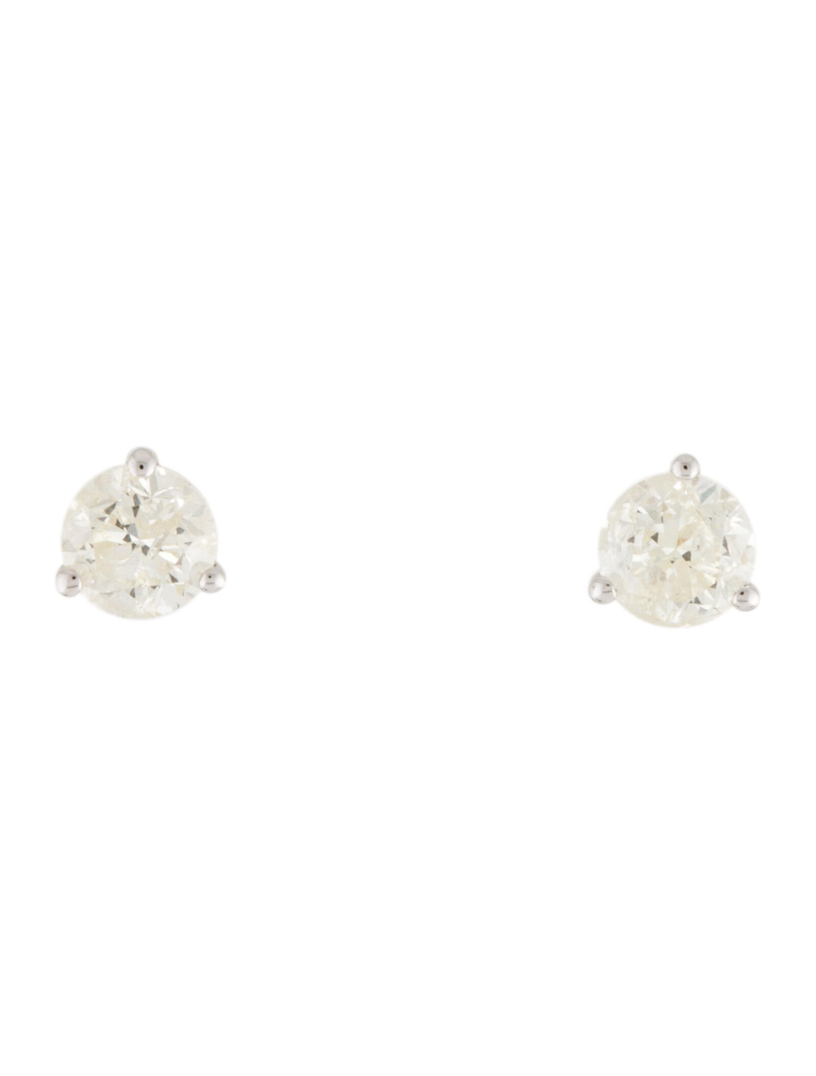 Earrings 14K 0.98ctw Diamond Stud