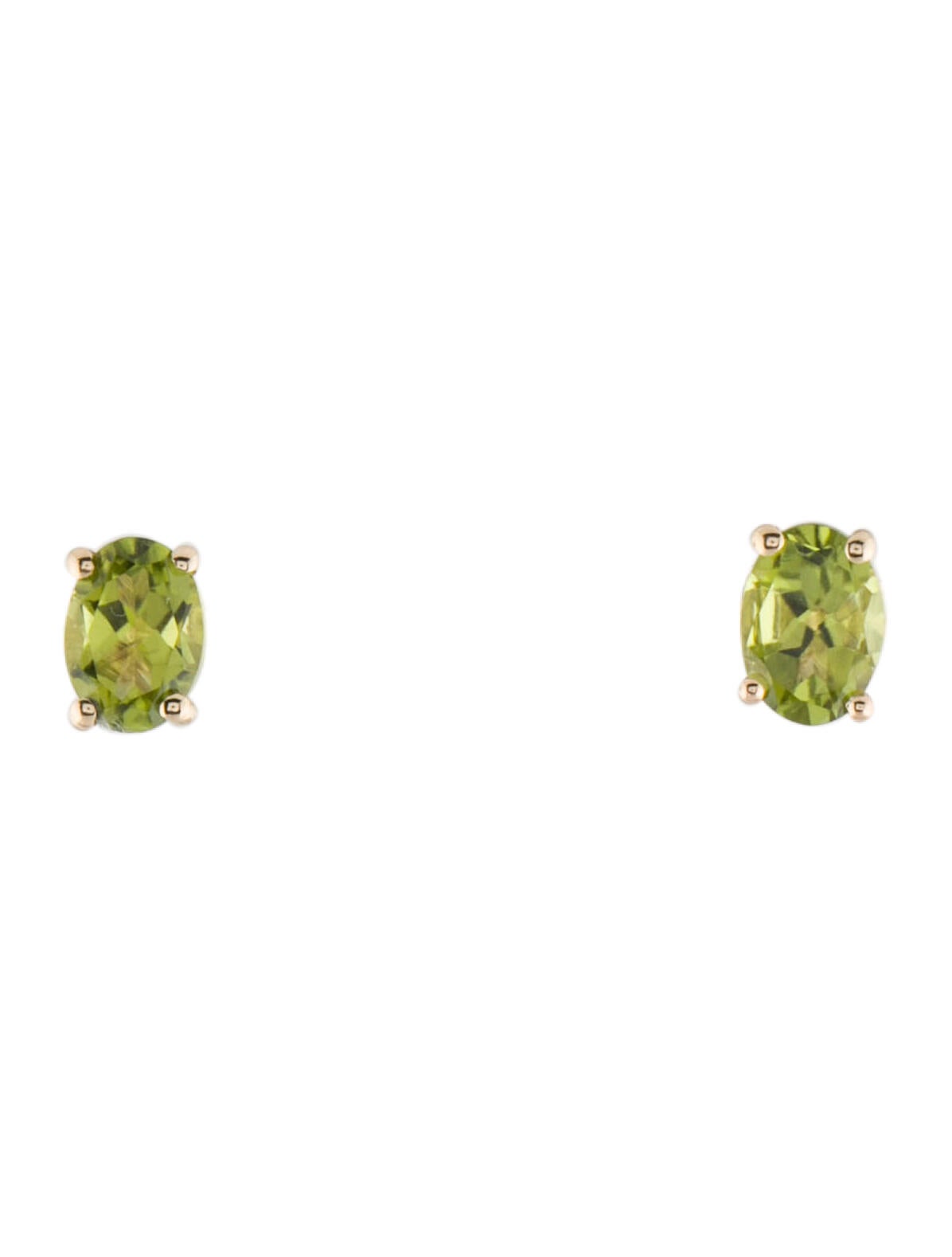 Earrings 14K 2.13ctw Peridot Stud