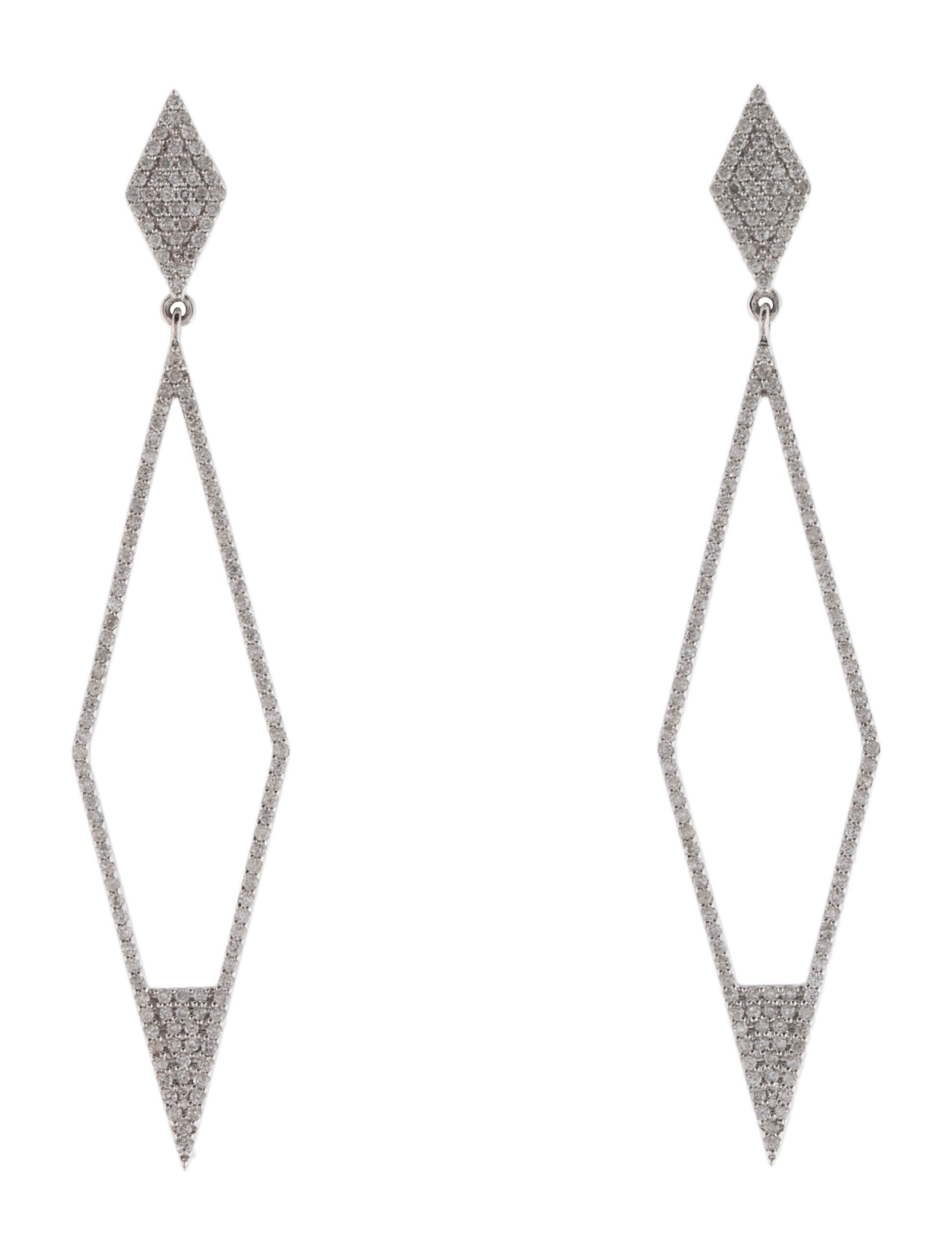 Earrings 14K Diamond Drop