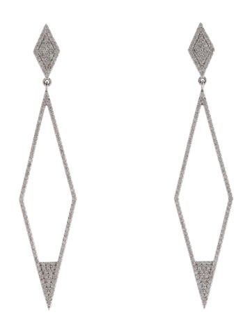 Earrings Drop 14K Diamond