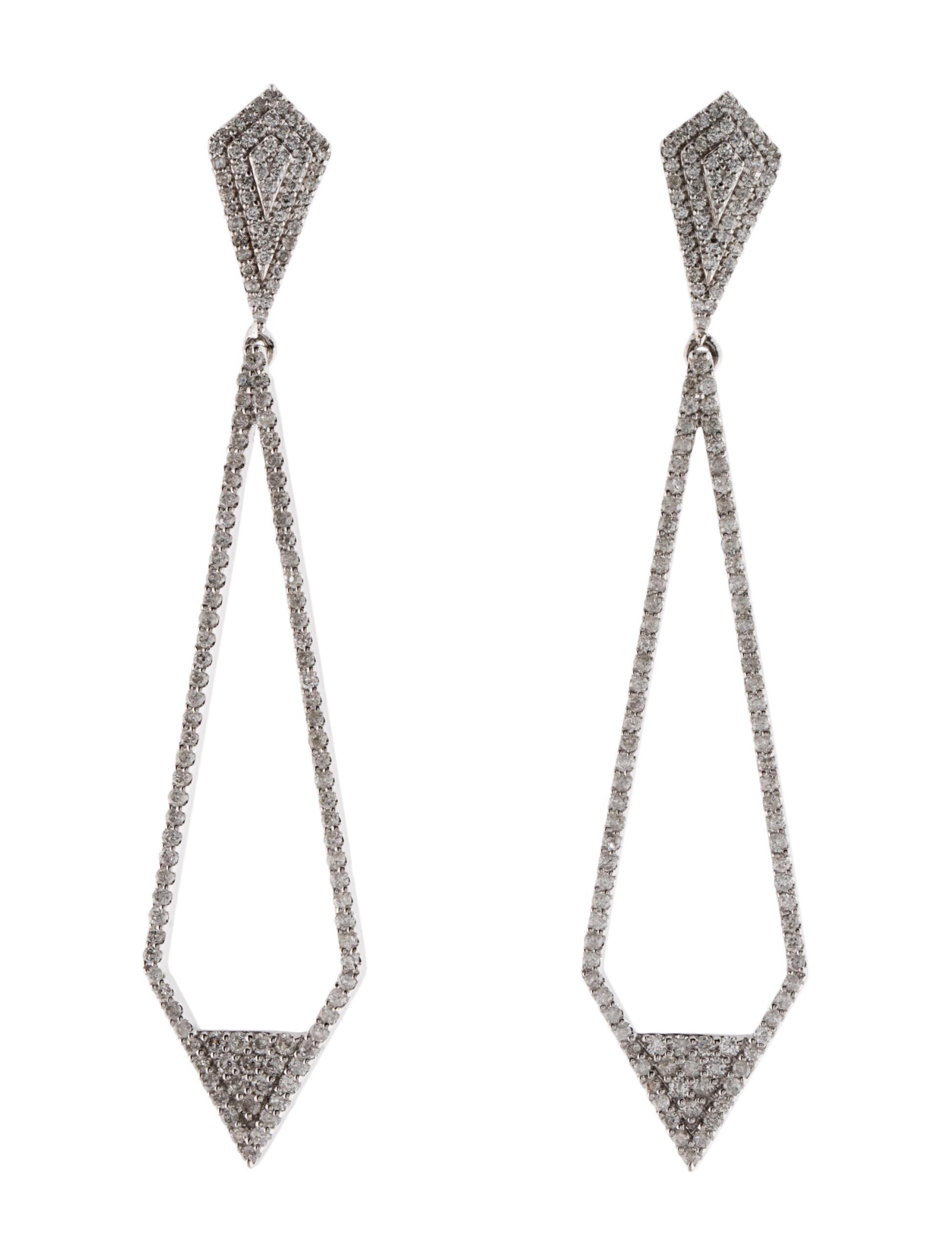 Earrings 14K 1.13ctw Diamond Drop