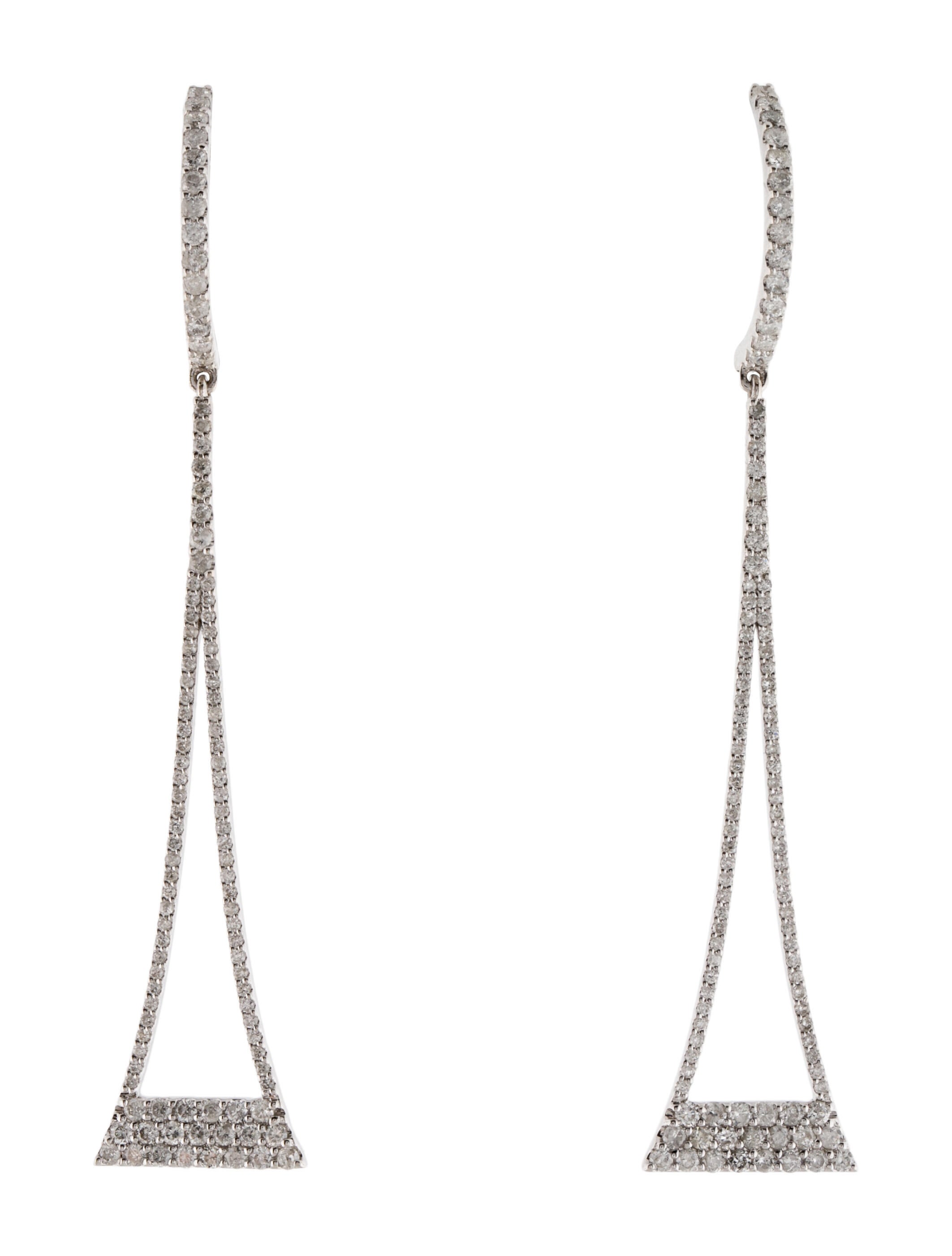 Earrings 14K 1.16ctw Diamond Drop