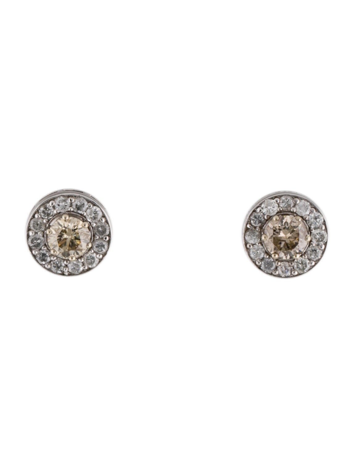 Cartier Diamond Mimi Earrings 18K Yellow Gold Stud, Earrings
