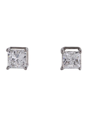 Earrings Stud 14K 1.00ctw Diamond