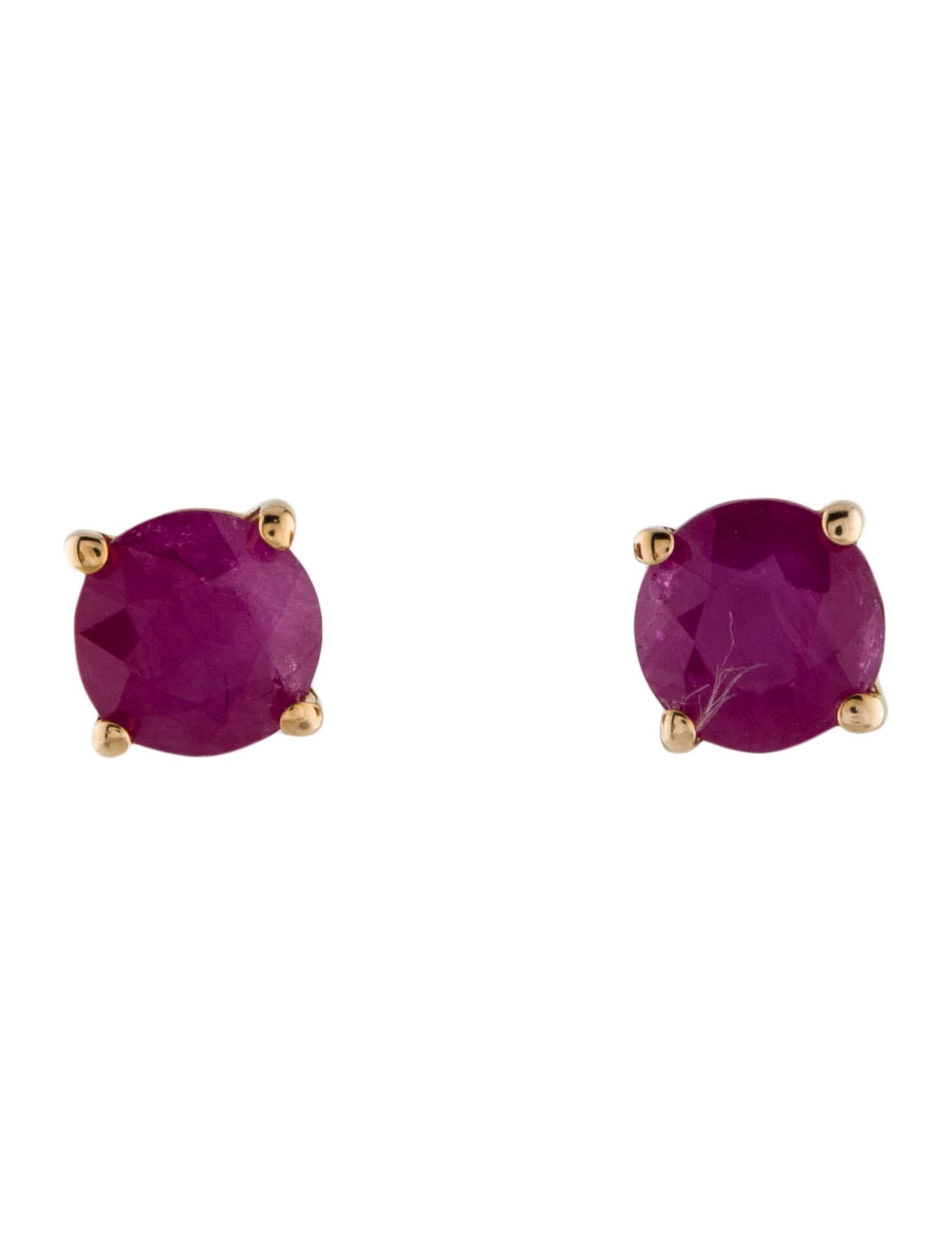 Earrings 14K Ruby Stud