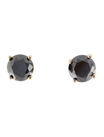 Earrings Stud 14K 8.90ctw Diamond
