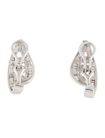 Earrings 14K Diamond Drop Earclip Earrings