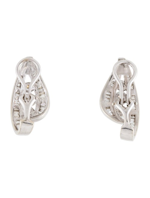 Earrings 14K Diamond Drop Earclip Earrings