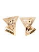 Earrings Joan Michlin 14K Triangle Abstract Drop Earrings
