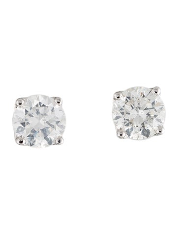 Earrings Stud 14K 3.00ctw Diamond