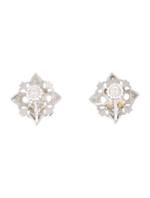 Earrings 14K Pearl & Diamond Clip-On Earrings