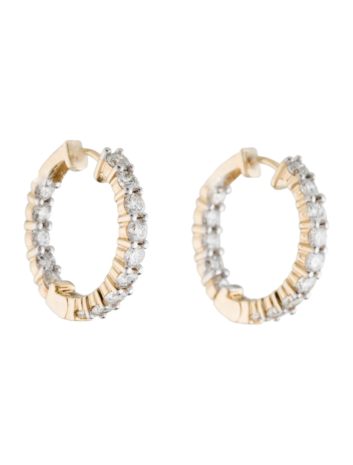 Louis Vuitton Essential V Hoop Earrings Brass Hoop, Earrings