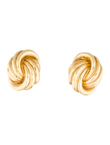 14K Knot Earrings