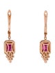 Earrings 14K 2.06ctw Ruby & Diamond Drop Earrings