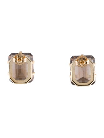 Earrings 14K 8.94ctw Smoky Quartz Drop Earrings