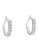 Earrings 14K Diamond Hoop Earrings