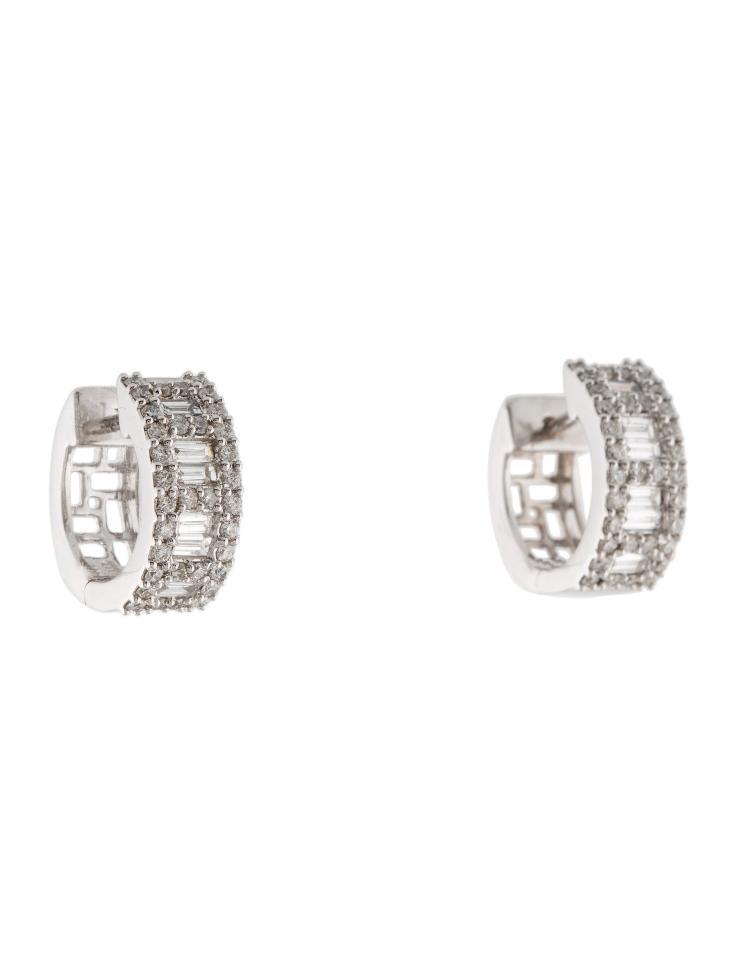 Earrings 14K Diamond Huggies