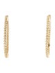 Earrings 14K Diamond Hoop Earrings