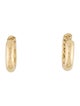 Earrings 14K Diamond Huggie Earrings