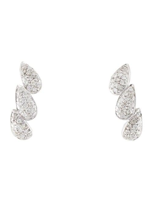 Earrings 14K Diamond Earclip Earrings