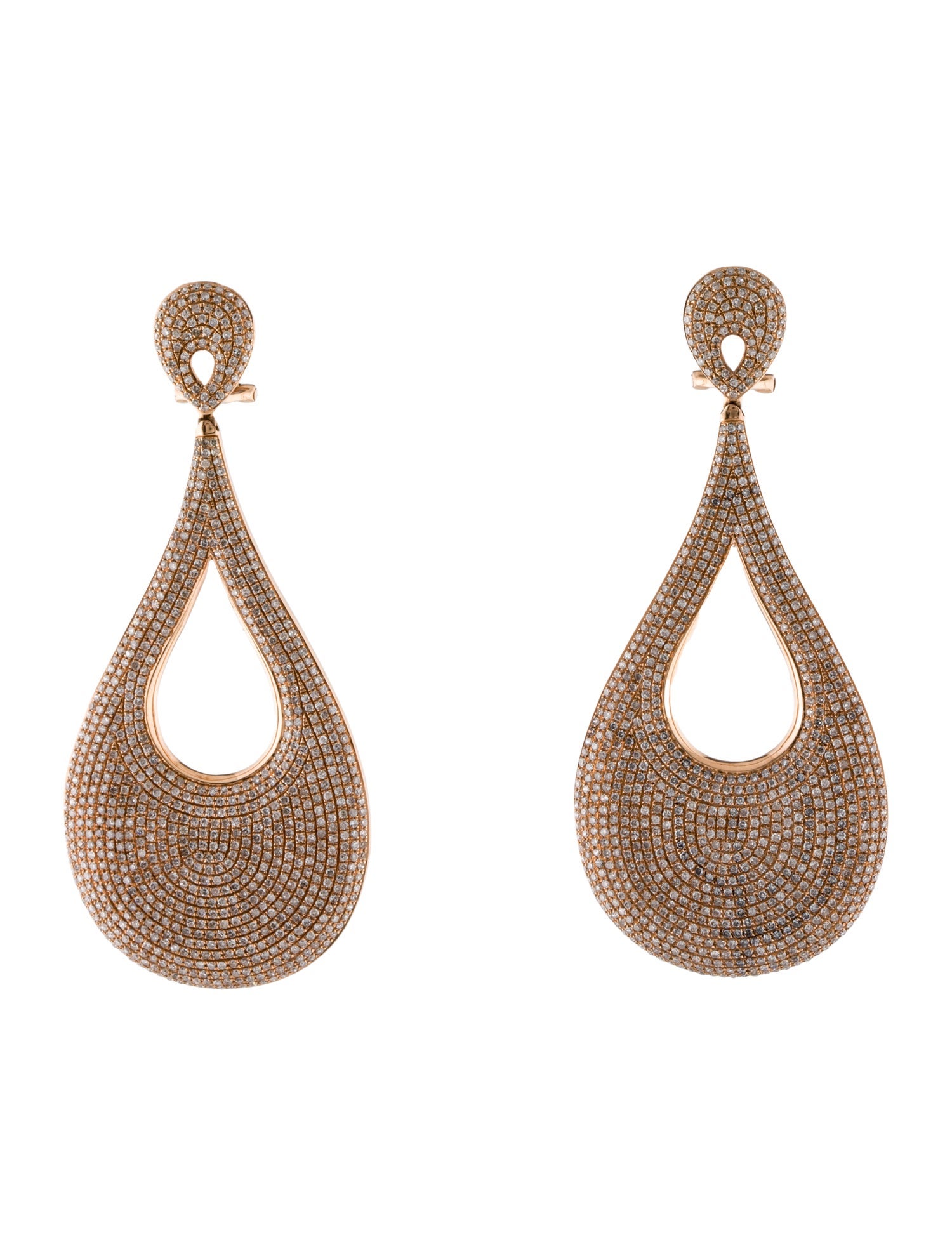 Earrings 14K Diamond Drop