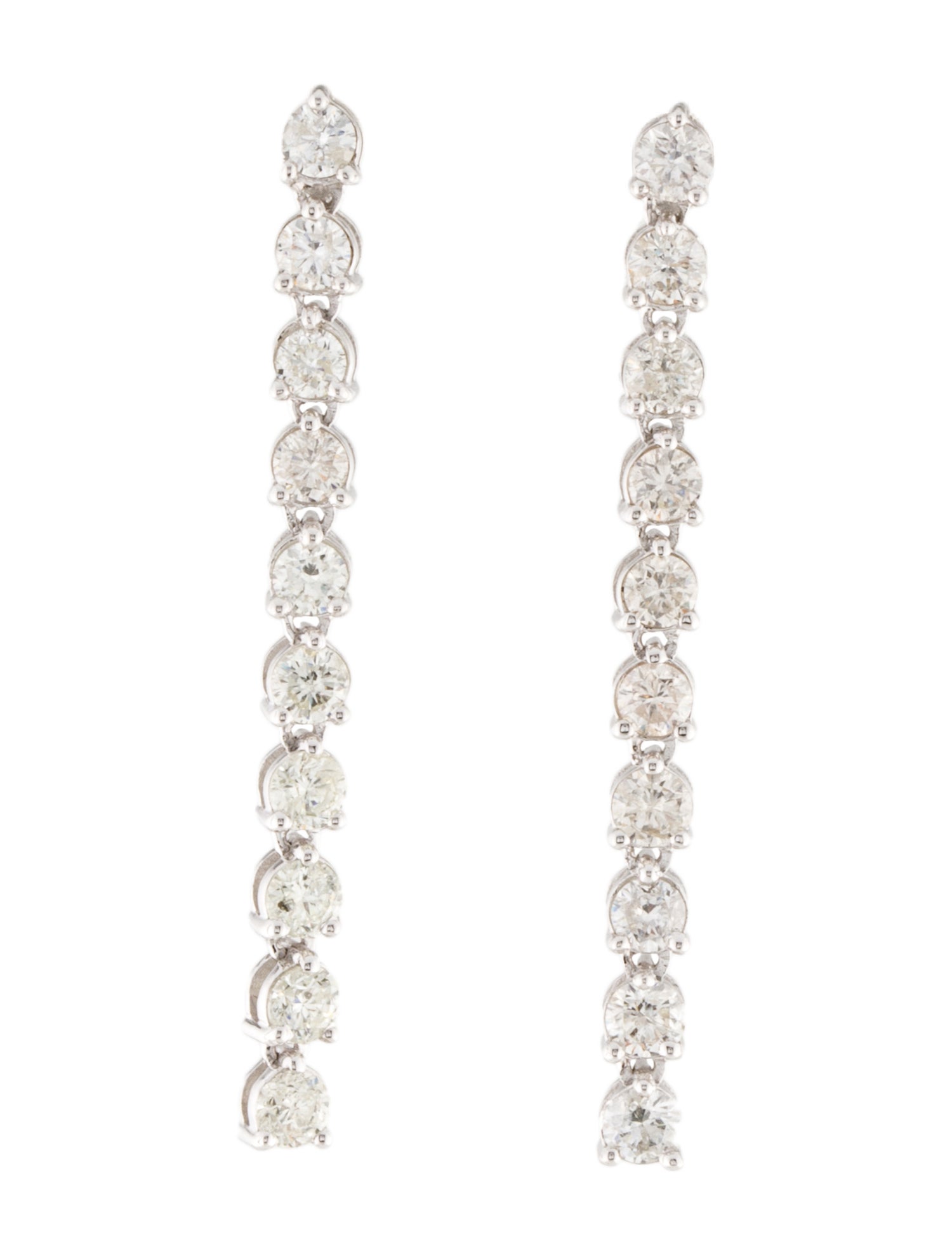 Earrings 14K 1.84ctw Diamond Drop