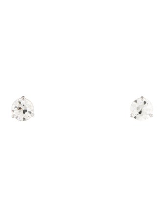 Earrings 3.02 CT Diamond Solitaire Earrings