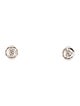 Earrings 3.02 CT Diamond Solitaire Earrings