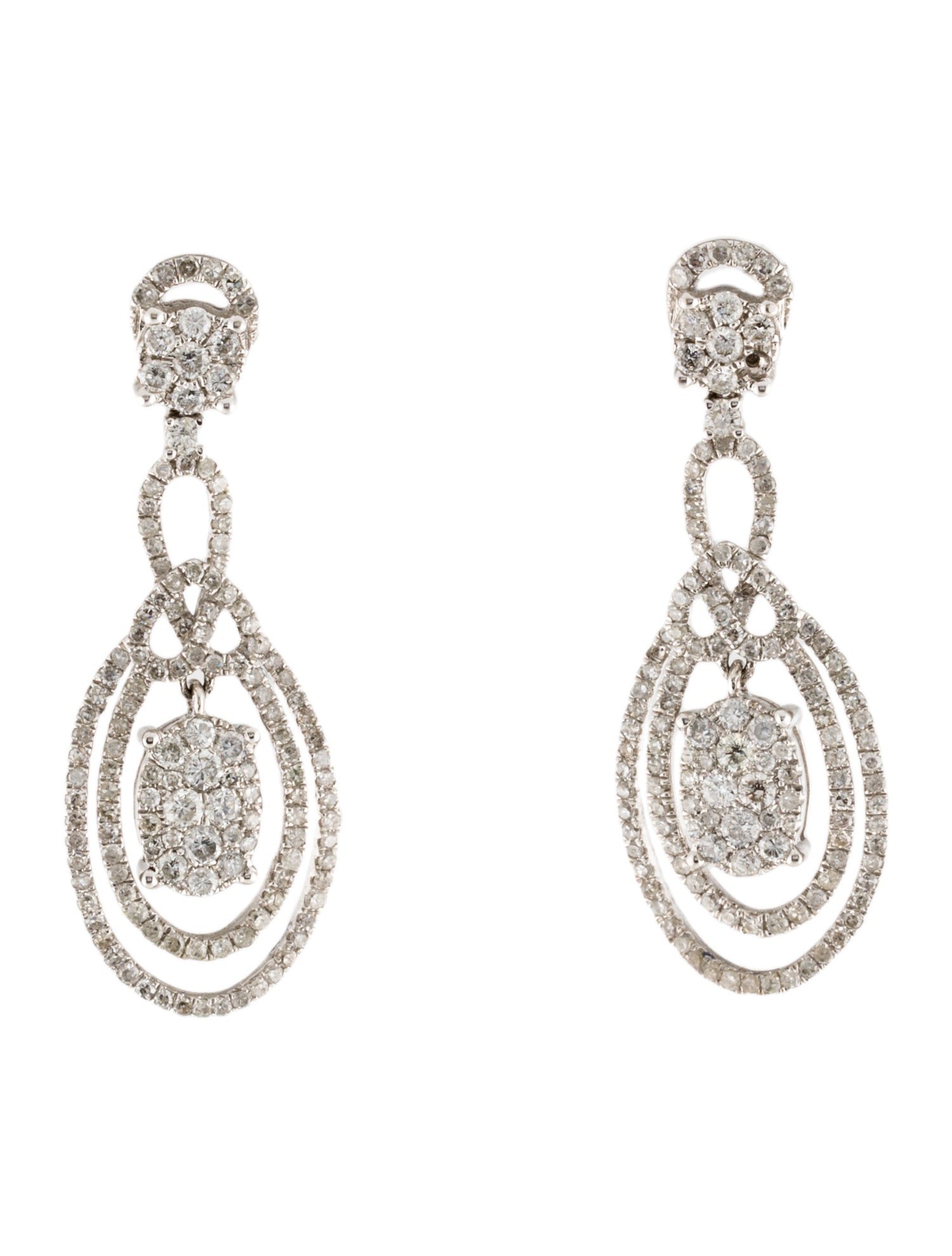 Earrings 14K 1.68ctw Diamond Drop Earrings