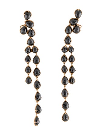 Earrings Chris Aire 18K Diamond Gracious Flow Drop Earrings