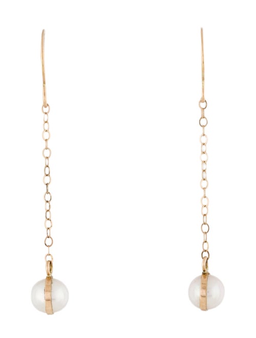Earrings 14K Pearl Drop Earrings