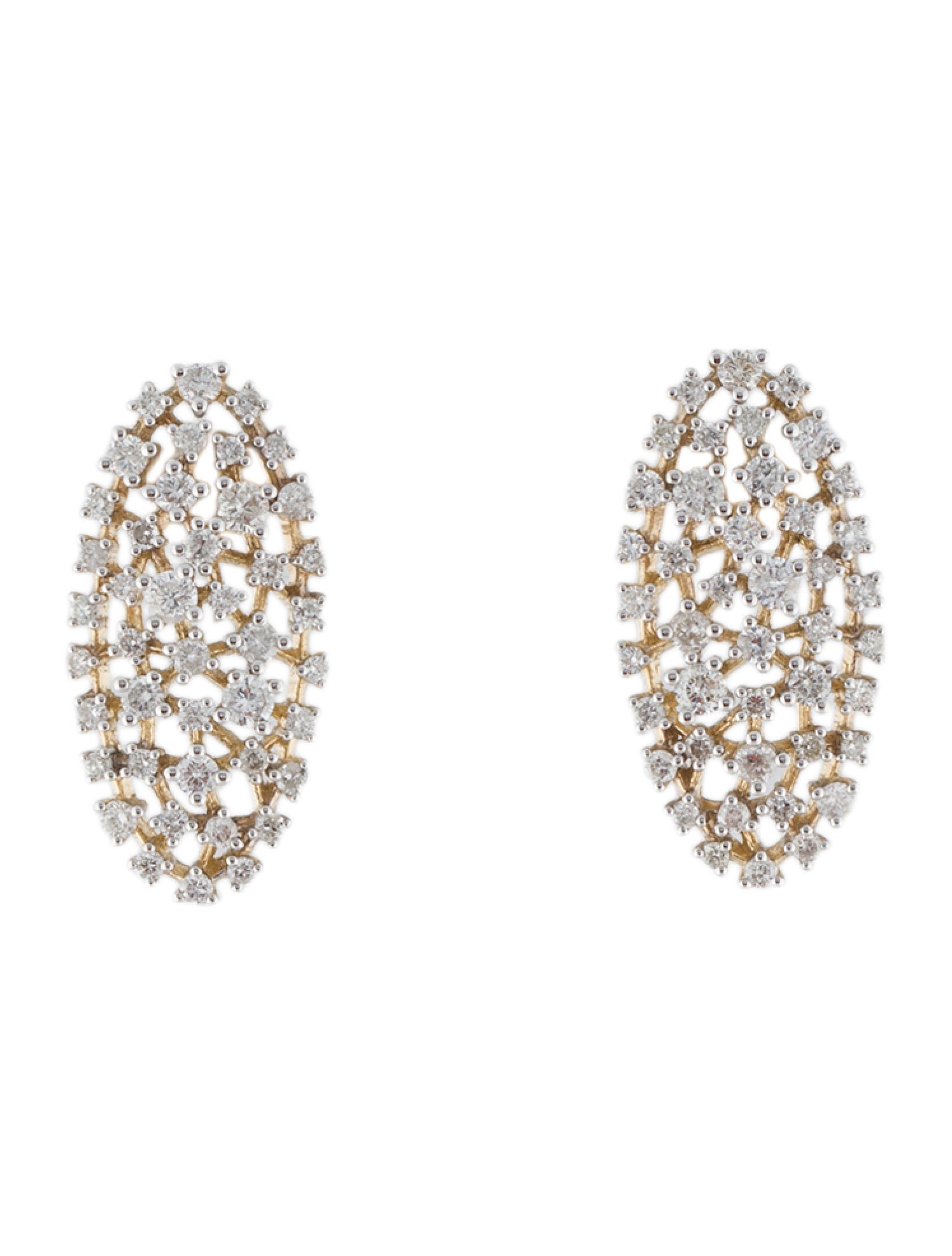 Earrings 14K Diamond Drop Earrings