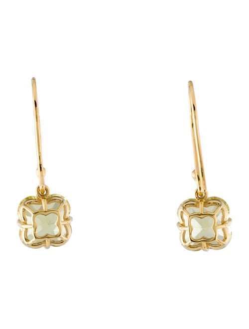 Earrings 14K 4.02ctw Quartz Drop Earrings