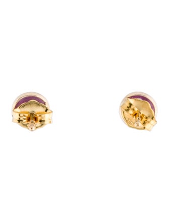 Earrings 18K Ruby Stud Earrings