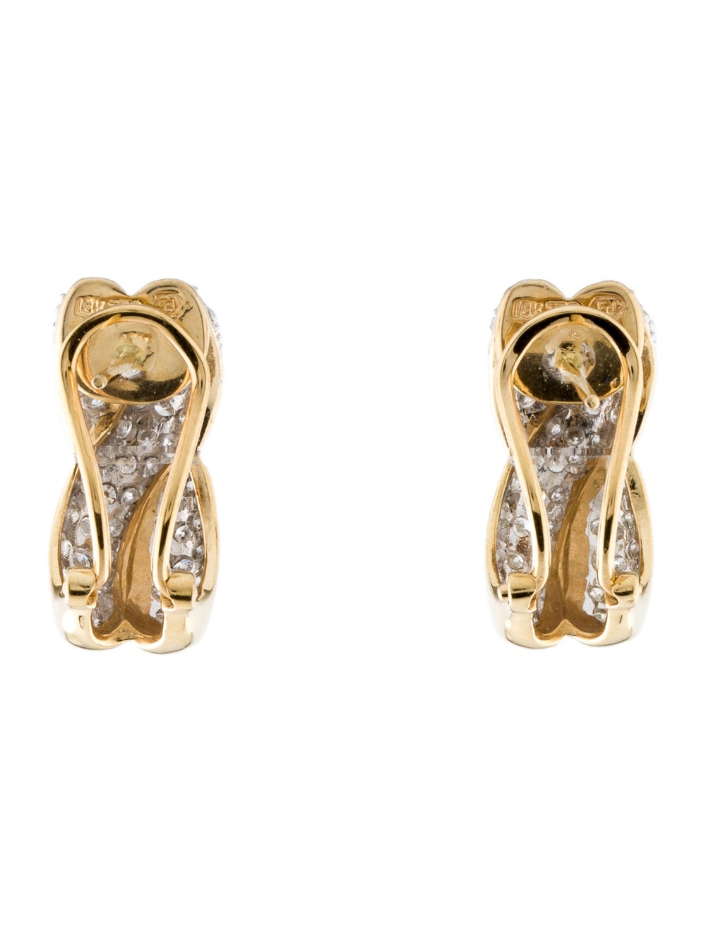 Earrings 18K Yellow Gold - image 3