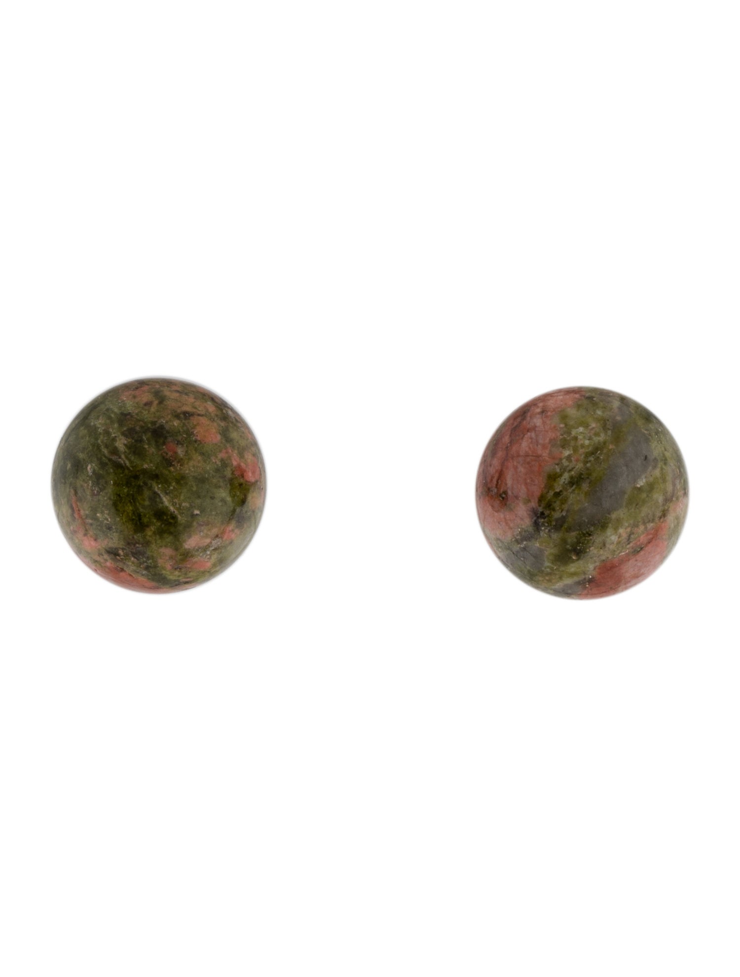 Earrings 14K Unakite Stud Earrings