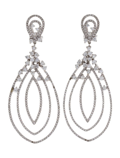 Earrings 14K 2.63ctw Diamond Drop Earclip Earrings