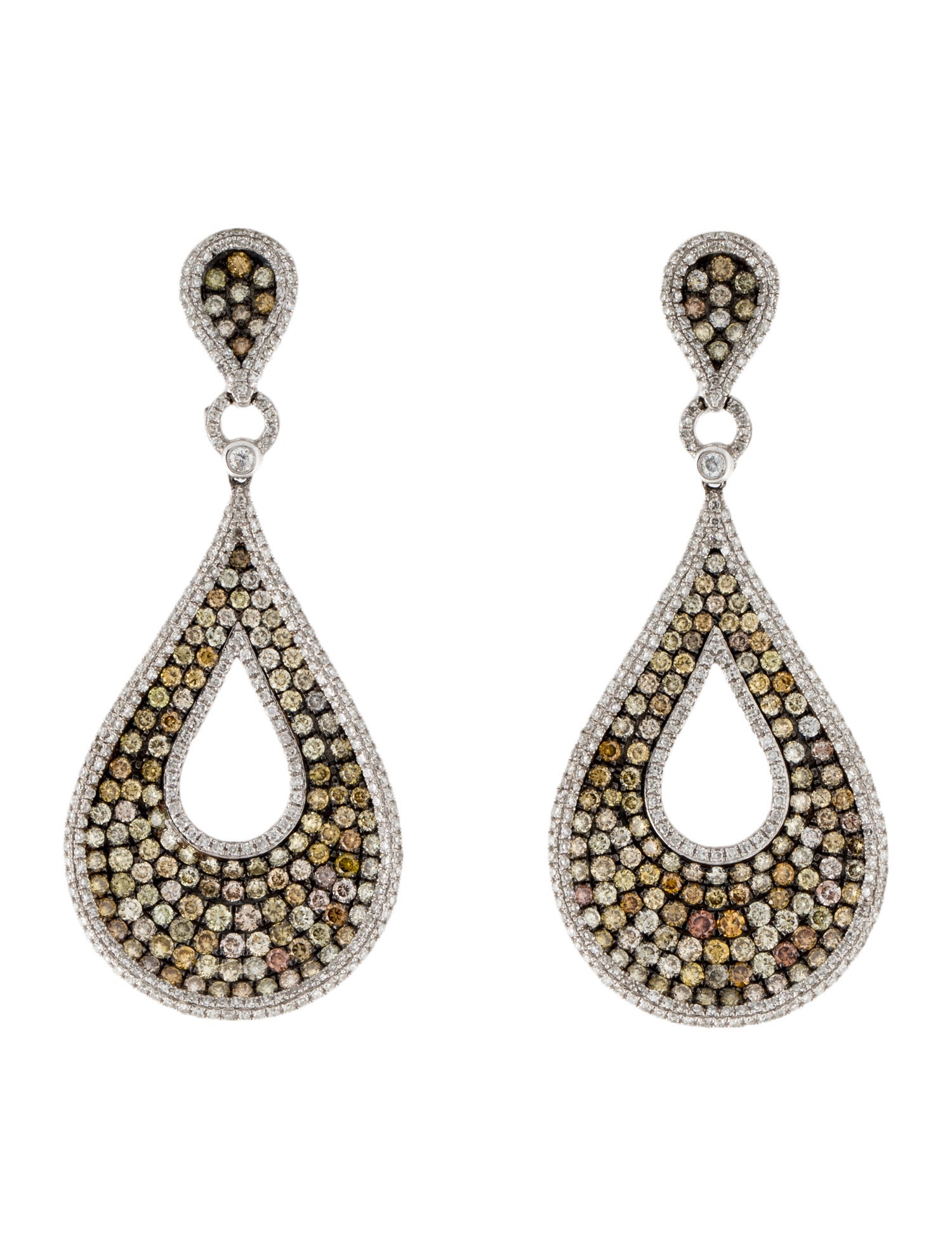 Earrings 14K 6.21ctw Diamond Drop Earrings
