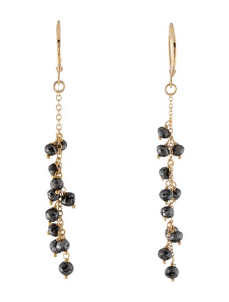 Earrings 18K Diamond Drop Earrings